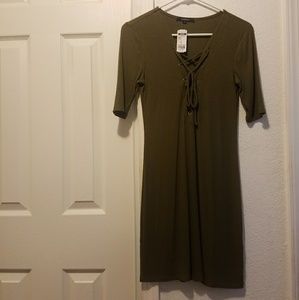 BRAND NEW Olive Green Dress
